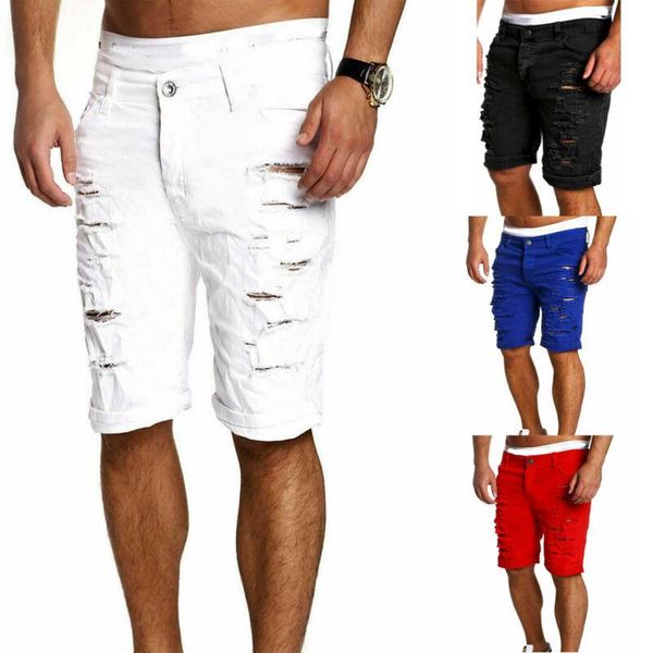casual fashion men boy skinny runway straight short denim pants destroyed ripped jeans shorts plus size men's, White;black
casual fashion men boy skinny runway straight short denim pants destroyed ripped jeans shorts plus size men's, White;black