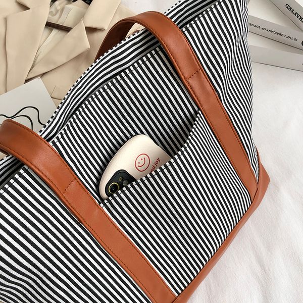 women bags casual tote for ladies designer bags 2021 fashion canvas shoulder bags female striped handbags high capacity totes mm
women bags casual tote for ladies designer bags 2021 fashion canvas shoulder bags female striped handbags high capacity totes mm