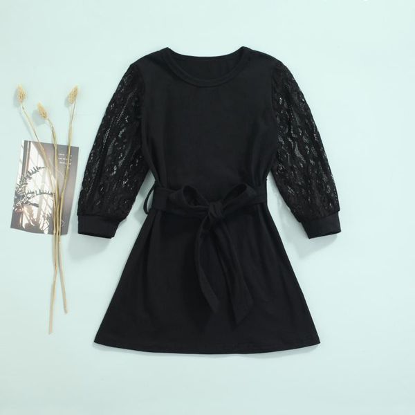 girl's dresses toddler baby girl fall dress, lace long sleeve round neck solid color belted dress 2-7 years children's clothing, Red;yellow
girl's dresses toddler baby girl fall dress, lace long sleeve round neck solid color belted dress 2-7 years children's clothing, Red;yellow