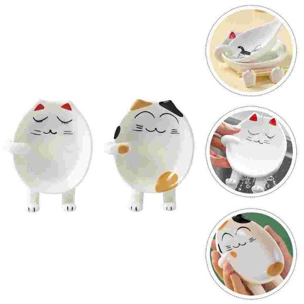 cat bowls & feeders 2pcs cartoon ceramic pot cover racks lids stands ladle holders tray
cat bowls & feeders 2pcs cartoon ceramic pot cover racks lids stands ladle holders tray