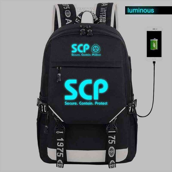 scp secure contain protect backpack student school canvas bag luminous schoolbag reflect light travel bags
scp secure contain protect backpack student school canvas bag luminous schoolbag reflect light travel bags