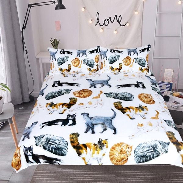 bedding sets cat fashion colorful print modern style with pillowcase set double full king size boy girl bed
bedding sets cat fashion colorful print modern style with pillowcase set double full king size boy girl bed