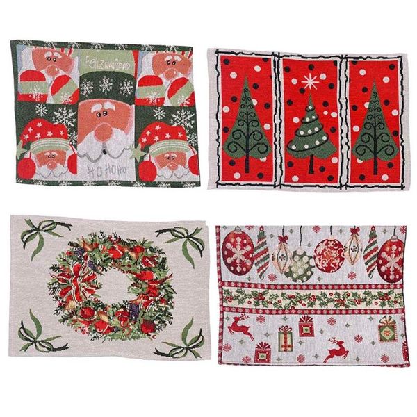 mats & pads 4pcs christmas tree santa elk placemats heat resistant pad coasters dining table 57bb
mats & pads 4pcs christmas tree santa elk placemats heat resistant pad coasters dining table 57bb