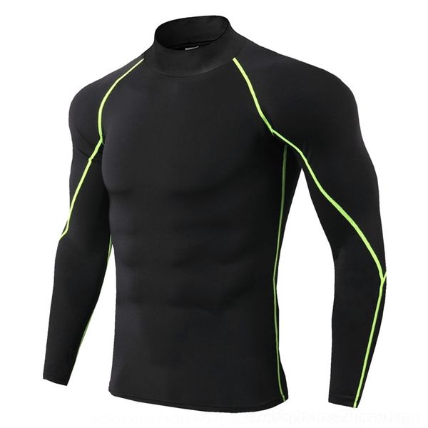 61w men's high men's t-shirts) collar fitness long sweater sleeve pro sports running long sleeve t-shirt autumn and winter elastic, White;black
61w men's high men's t-shirts) collar fitness long sweater sleeve pro sports running long sleeve t-shirt autumn and winter elastic, White;black