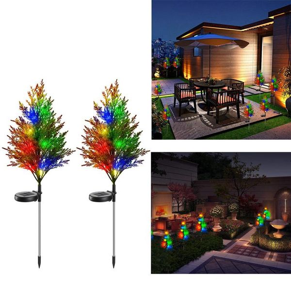 lawn lamps 2pcs solar garden lights ground light waterproof lamp multicolor flickering pine for outdoor patio pathway christmas
lawn lamps 2pcs solar garden lights ground light waterproof lamp multicolor flickering pine for outdoor patio pathway christmas