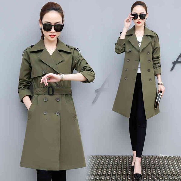 wool more size trench coat long spring fashion woman's belt loose double blouse breasted outerwear f031 xz4l, Black
wool more size trench coat long spring fashion woman's belt loose double blouse breasted outerwear f031 xz4l, Black
