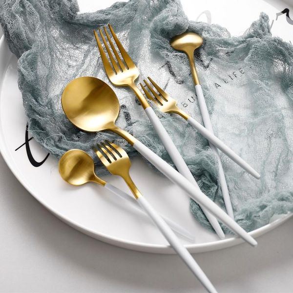 dinnerware set gold white flatware fork knife spoon wedding silverware drop cutlery steak coffee sets
dinnerware set gold white flatware fork knife spoon wedding silverware drop cutlery steak coffee sets