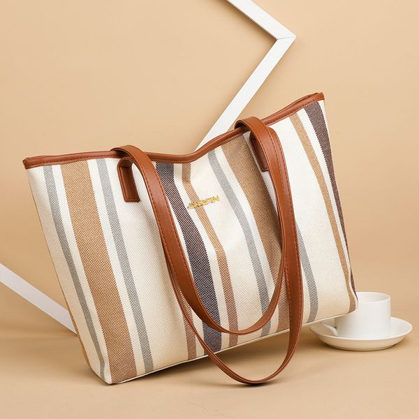 women 2021 new fashion korean women's middle-aged single shoulder bag leisure large capacity tote bag canvas stripe
women 2021 new fashion korean women's middle-aged single shoulder bag leisure large capacity tote bag canvas stripe