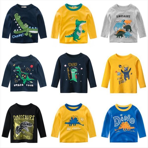children spring autumn shirt long sleeves kids boys girls cotton baby dinosaur print cartoon clothing tee 2 8 years, Blue
children spring autumn shirt long sleeves kids boys girls cotton baby dinosaur print cartoon clothing tee 2 8 years, Blue