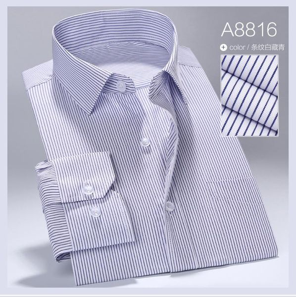men's dress shirts white collar professional men long sleeved full turn-down smart casual solid shirt, White;black
men's dress shirts white collar professional men long sleeved full turn-down smart casual solid shirt, White;black