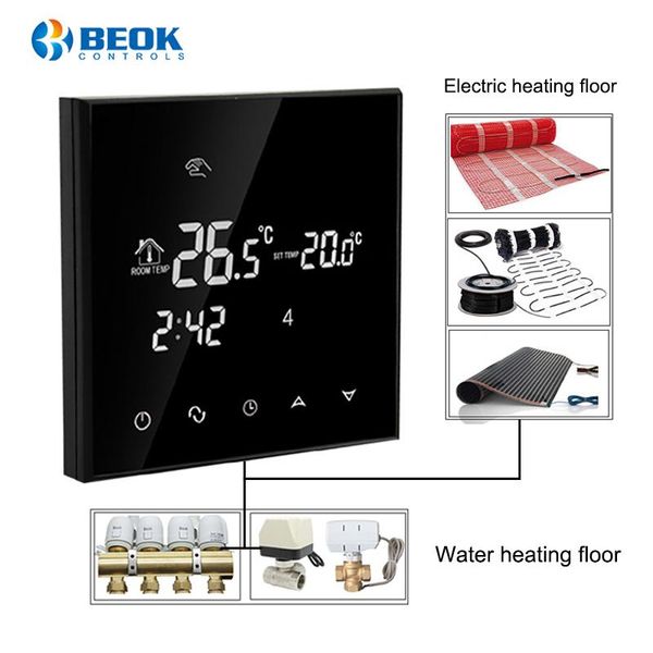 smart home control beok thermostat controller for water/electric floor heating room weekly programmable
smart home control beok thermostat controller for water/electric floor heating room weekly programmable