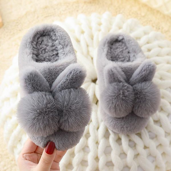 children cotton slippers autumn and winter boy girl baby d shoes home warm parents fur slipper, Black;grey
children cotton slippers autumn and winter boy girl baby d shoes home warm parents fur slipper, Black;grey