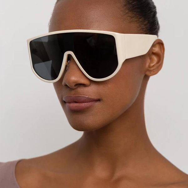 trendy flat oversized square sunglasses women fashion black white one piece goggles uv400 retro ladies sun glasses big frame, White;black
trendy flat oversized square sunglasses women fashion black white one piece goggles uv400 retro ladies sun glasses big frame, White;black