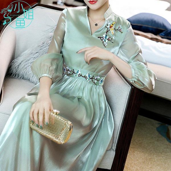 ethnic clothing green long chinese dress girl retro improved embroidered hanfu qiapo modern women summer party costumes asian, Red
ethnic clothing green long chinese dress girl retro improved embroidered hanfu qiapo modern women summer party costumes asian, Red
