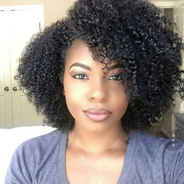 sleek short lace human hair wigs brazilian afro kinky curly wig bob front, Black;brown
sleek short lace human hair wigs brazilian afro kinky curly wig bob front, Black;brown