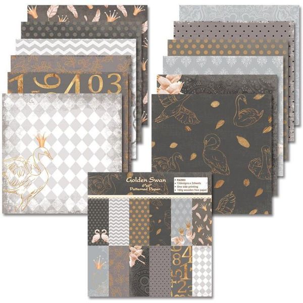 golden swan style scrapbooking paper pack of 24 sheets handmade craft background pad other arts and crafts
golden swan style scrapbooking paper pack of 24 sheets handmade craft background pad other arts and crafts