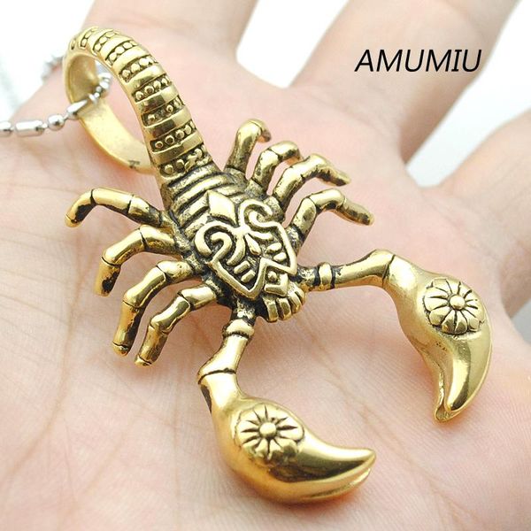 pendant necklaces amumiu gold color scorpion pendants stainless steel necklace animal scorpions men jewelry scorpio insect hp002, Silver
pendant necklaces amumiu gold color scorpion pendants stainless steel necklace animal scorpions men jewelry scorpio insect hp002, Silver