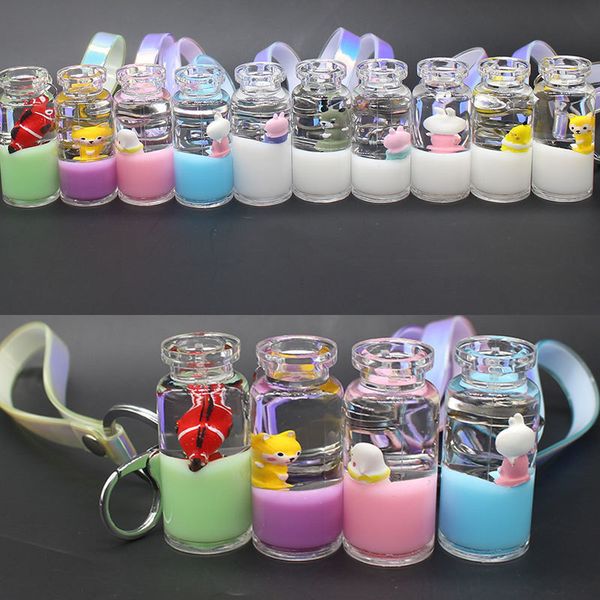 2021 fashion keychain korean version girl heart drifting bottle key chain pendant lovely floating milk pig cute pet couple gift, Silver
2021 fashion keychain korean version girl heart drifting bottle key chain pendant lovely floating milk pig cute pet couple gift, Silver