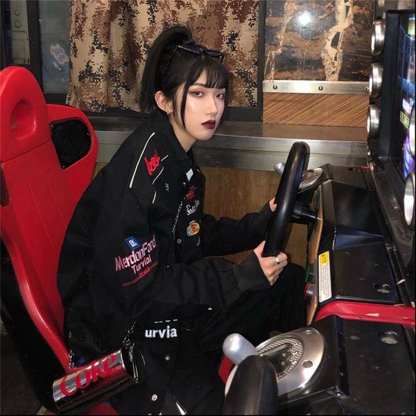 ulzzang chic womens hoodies women high street bf loose jacket men version oversize female coats all match, Black
ulzzang chic womens hoodies women high street bf loose jacket men version oversize female coats all match, Black