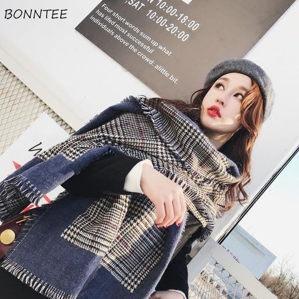 scarves women retro fashion plaid soft warm thick long scarf european style elegant shawl female all-match knitted scarfs cute, Blue;gray
scarves women retro fashion plaid soft warm thick long scarf european style elegant shawl female all-match knitted scarfs cute, Blue;gray