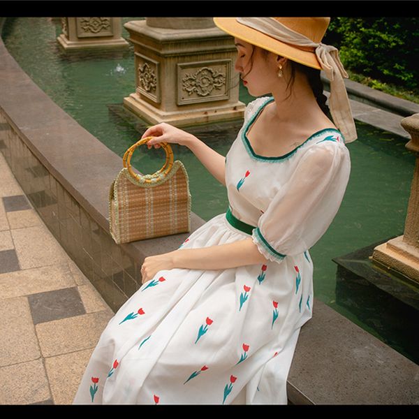 casual dresses for women summer vintage elegant slim princess retro hepburn style floral print lace sleeve white midi siwf, Black;gray
casual dresses for women summer vintage elegant slim princess retro hepburn style floral print lace sleeve white midi siwf, Black;gray