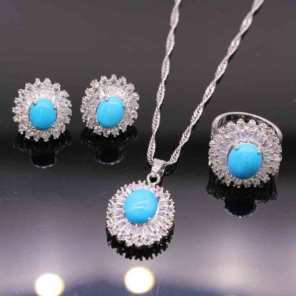 jewelry sets jinyao fashion blue stone aaa zircon white gold color pendant necklace earrings ring set for women party accessories, Black
jewelry sets jinyao fashion blue stone aaa zircon white gold color pendant necklace earrings ring set for women party accessories, Black
