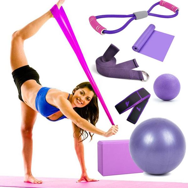 accessories 7 pieces sets for fitness trainning exercise gym yoga resistance bands pilates ball home block brick drop ship
accessories 7 pieces sets for fitness trainning exercise gym yoga resistance bands pilates ball home block brick drop ship
