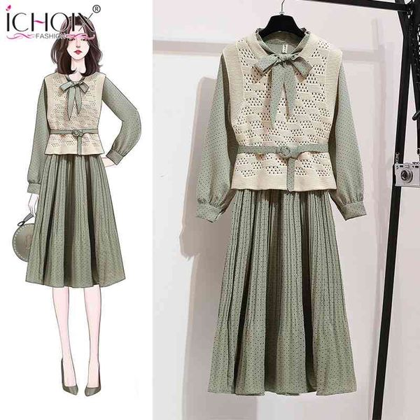 two piece dress early spring parts women's set thin jacket + dot dressed long autumn western style as party elegant kit vintage jini, White
two piece dress early spring parts women's set thin jacket + dot dressed long autumn western style as party elegant kit vintage jini, White