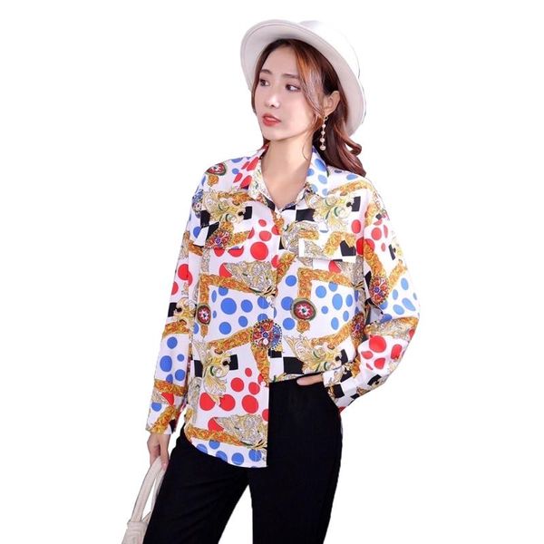 women's blouses & shirts yoming -selling trendy casual loose short thin chiffon long-sleeved ladies shirt, White
women's blouses & shirts yoming -selling trendy casual loose short thin chiffon long-sleeved ladies shirt, White