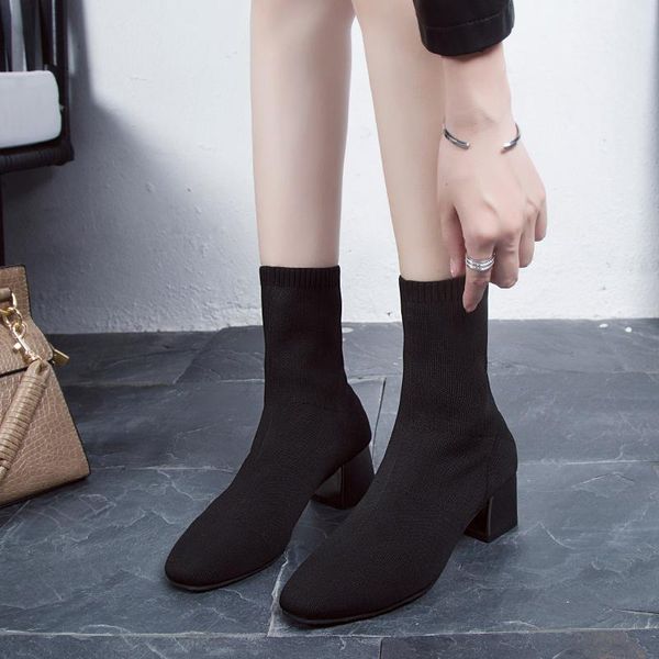 boots 2021 simple fashion stretch socks women's high heels shoes knit skinny women pointed autumn winter bare, Black
boots 2021 simple fashion stretch socks women's high heels shoes knit skinny women pointed autumn winter bare, Black