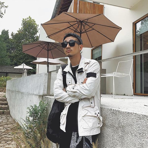 men's jackets spring and autumn jacket brand compass original blue dye technical fabric sewing piano pocket, Black;brown
men's jackets spring and autumn jacket brand compass original blue dye technical fabric sewing piano pocket, Black;brown