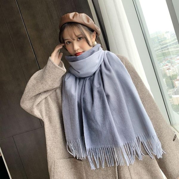 three color gradient long thorn thin scarf winter transition dual purpose warm shawl for students scarves, Blue;gray
three color gradient long thorn thin scarf winter transition dual purpose warm shawl for students scarves, Blue;gray