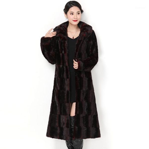 women's fur & faux winter luxurious coats jackets hooded casual winderbreaker female stitching thick outwear fake colthes f170, Black
women's fur & faux winter luxurious coats jackets hooded casual winderbreaker female stitching thick outwear fake colthes f170, Black
