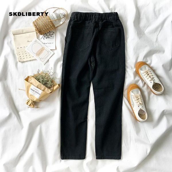 women's jeans elastic denim harem pants ankle length loose casual high street trousers bf korean waist, Blue
women's jeans elastic denim harem pants ankle length loose casual high street trousers bf korean waist, Blue