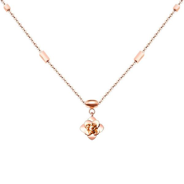 chains seven parts of three layers camellia necklace flower collar bone chain titanium steel rose gold do not fade p308, Silver
chains seven parts of three layers camellia necklace flower collar bone chain titanium steel rose gold do not fade p308, Silver