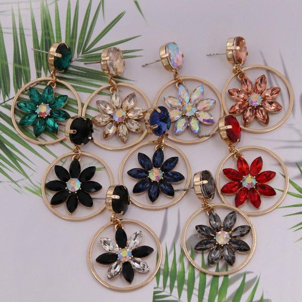 xujiafu oorbellen fashion crystal stone earrings woman pendant flower bohemian jewelry gifts 2021 dangle & chandelier, Silver
xujiafu oorbellen fashion crystal stone earrings woman pendant flower bohemian jewelry gifts 2021 dangle & chandelier, Silver