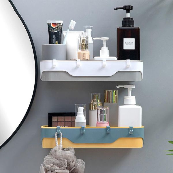 hooks & rails zhaya bathroom wall-mounted perforated shelf storage rack kitchen shampoo bathtub accessories
hooks & rails zhaya bathroom wall-mounted perforated shelf storage rack kitchen shampoo bathtub accessories