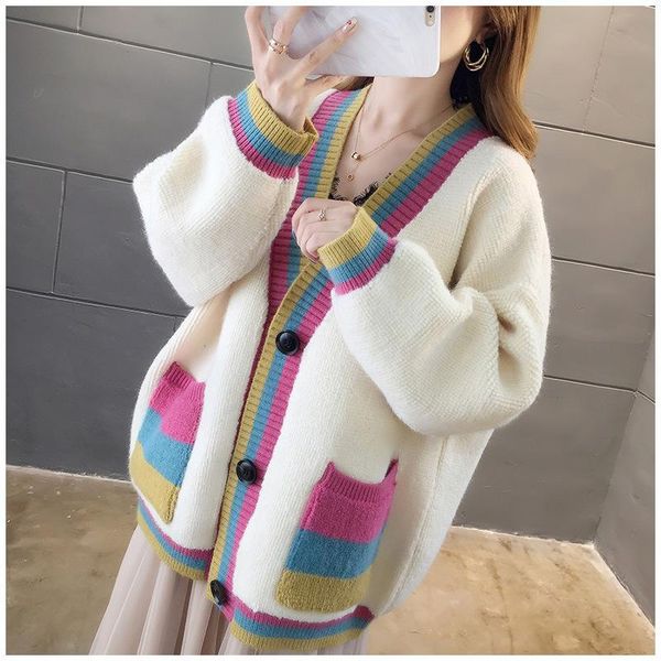 women's knits & tees color block trim pocket women cute long sleeve loose fit sweater coat solid knit casual cardigan, White
women's knits & tees color block trim pocket women cute long sleeve loose fit sweater coat solid knit casual cardigan, White