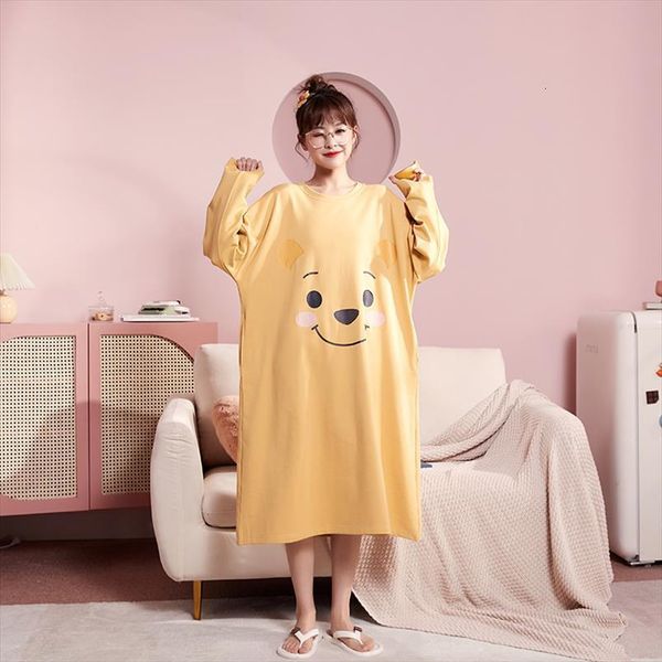 autumn fashion yellow nightgowns women sleepwear 100% cotton pjs soft silk nightdress atoff home satin kawaii cute nightshirts, Black;red
autumn fashion yellow nightgowns women sleepwear 100% cotton pjs soft silk nightdress atoff home satin kawaii cute nightshirts, Black;red
