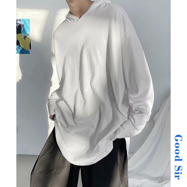 men's hoodies & sweatshirts simple solid color hoodie men korean fashion loose casual harajuku streetwear hooded long-sleeved t-shirt, Black
men's hoodies & sweatshirts simple solid color hoodie men korean fashion loose casual harajuku streetwear hooded long-sleeved t-shirt, Black
