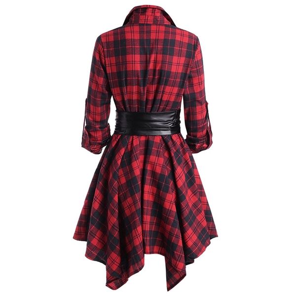 gothic dress women vintage plaid belt tunic spring autumn long sleeve a-line retro party dress, Black;gray
gothic dress women vintage plaid belt tunic spring autumn long sleeve a-line retro party dress, Black;gray