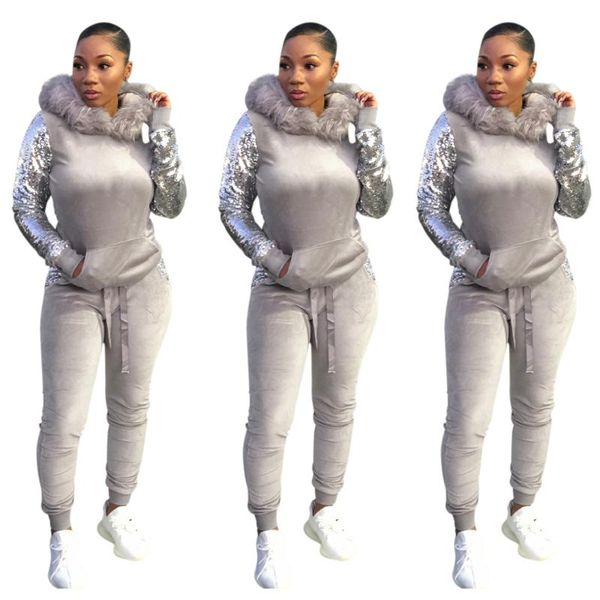 women's two piece pants wjustforu casual fur hooded set women warm elegant velvet female bodycon fashion tracksuit slim vestido, White
women's two piece pants wjustforu casual fur hooded set women warm elegant velvet female bodycon fashion tracksuit slim vestido, White