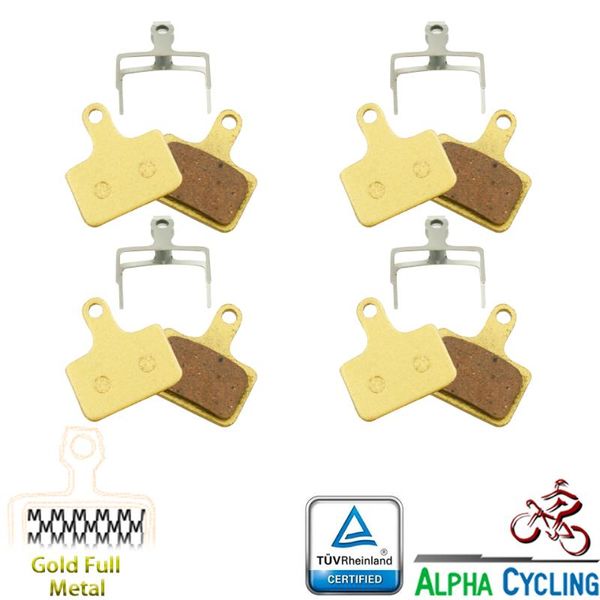 bike brakes bicycle disc brake pads for ultegra r8070, rs805, rs505, rs405 hydraulic brake, 4 pairs, gold full metal
bike brakes bicycle disc brake pads for ultegra r8070, rs805, rs505, rs405 hydraulic brake, 4 pairs, gold full metal