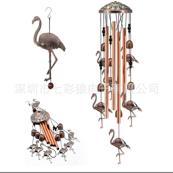 souvenirs pendant metal tube flamingo wind bell home outdoor pastoral brass gift
souvenirs pendant metal tube flamingo wind bell home outdoor pastoral brass gift