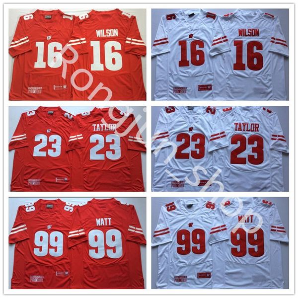 ncaa football college wisconsin badgers 16 russell wilson jersey 99 jj watt 23 jonathan taylor university red white team breathable uniform, Black
ncaa football college wisconsin badgers 16 russell wilson jersey 99 jj watt 23 jonathan taylor university red white team breathable uniform, Black