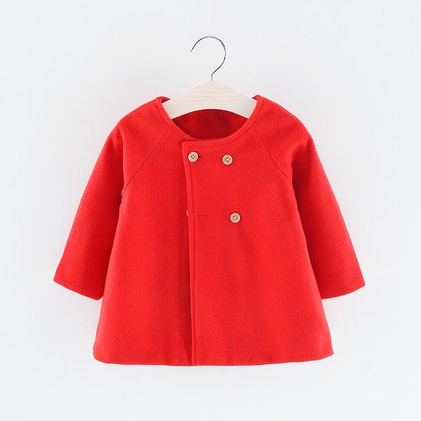 European and American Style Baby Girls Button Wool Outerwear Girls Clothes Autumn Winter Christmas Cloak Blends Coat Kids Cothes, Beige
European and American Style Baby Girls Button Wool Outerwear Girls Clothes Autumn Winter Christmas Cloak Blends Coat Kids Cothes, Beige