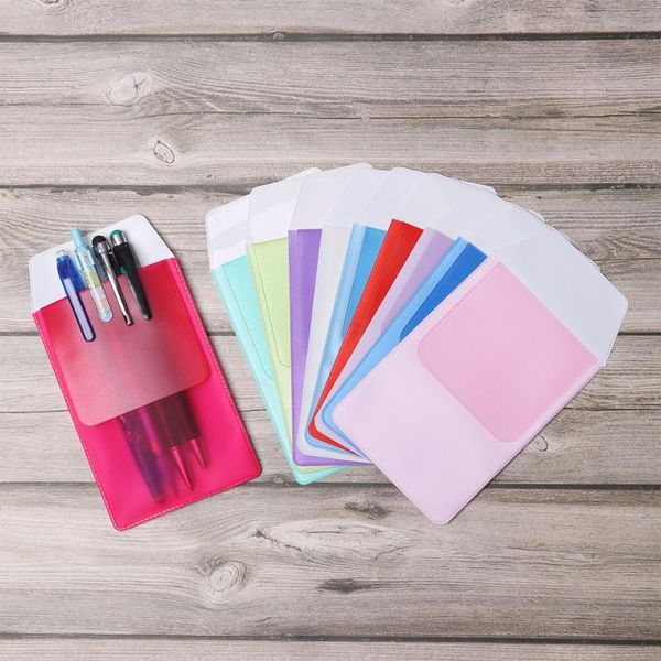 pencil bags 1pc colorful pvc pocket protector leak-proof pen pouch doctors nurses bag for leaks office supplies
pencil bags 1pc colorful pvc pocket protector leak-proof pen pouch doctors nurses bag for leaks office supplies