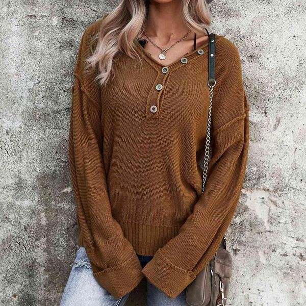women's t-shirt v-neck long-sleeved knit sweater with oversized sleeves waist solid color faux button coat, White
women's t-shirt v-neck long-sleeved knit sweater with oversized sleeves waist solid color faux button coat, White