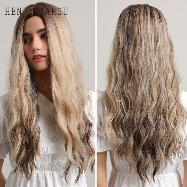 synthetic wigs henry margu ombre brown blonde grey mixed wig for women long wavy middle part party heat resistant hair, Black
synthetic wigs henry margu ombre brown blonde grey mixed wig for women long wavy middle part party heat resistant hair, Black