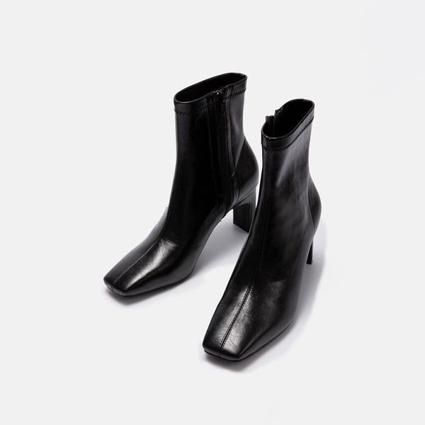 boots 2021 autumn winter thick-heeled female korean style square toe high-heeled short side zipper modern boot shoe, Black
boots 2021 autumn winter thick-heeled female korean style square toe high-heeled short side zipper modern boot shoe, Black